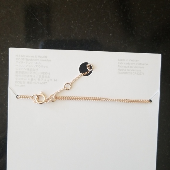 NWT H&M Rose Gold Double Necklace - Picture 4 of 4